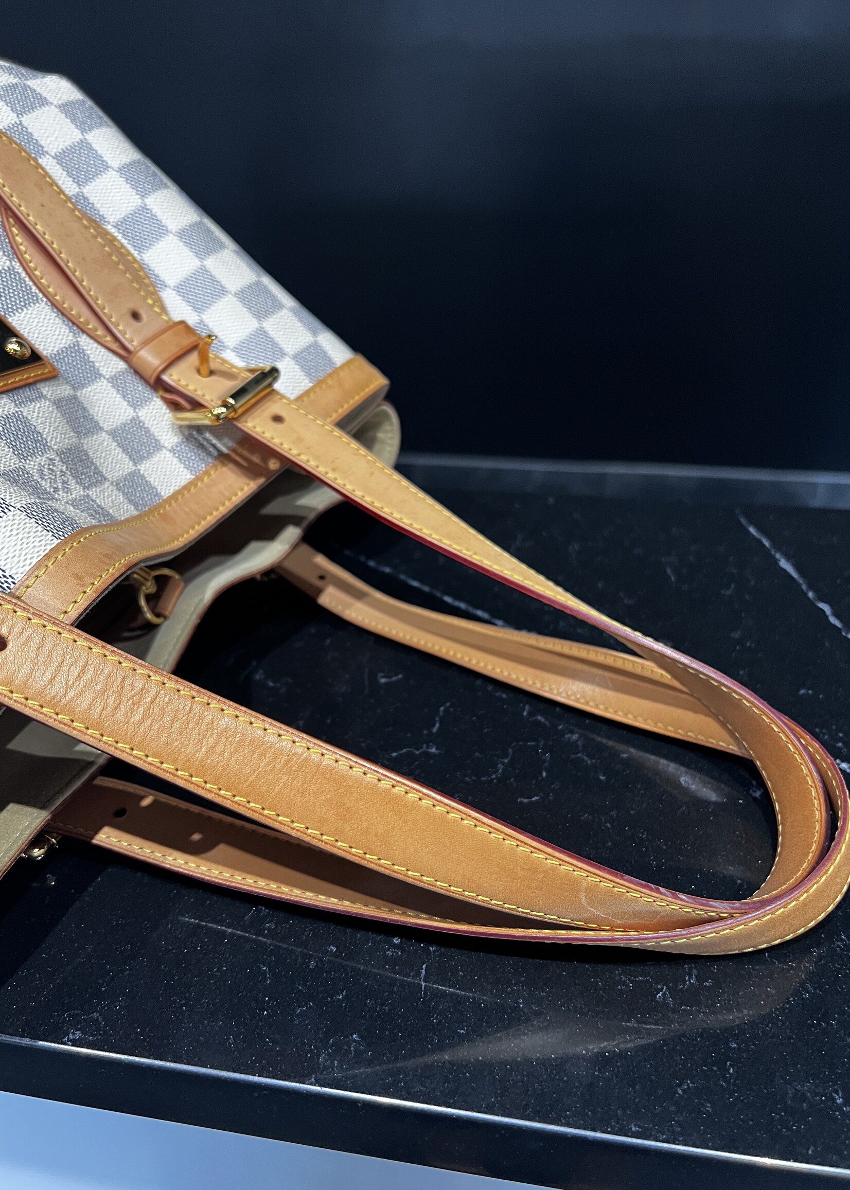 Louis Vuitton SOLD - Louis Vuitton Hampstead MM Damier Azur