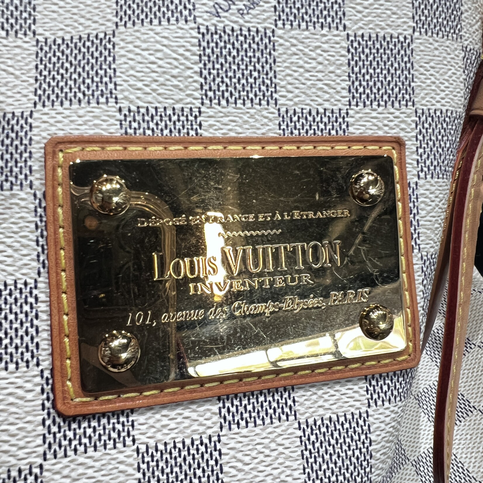 Louis Vuitton SOLD - Louis Vuitton Hampstead MM Damier Azur