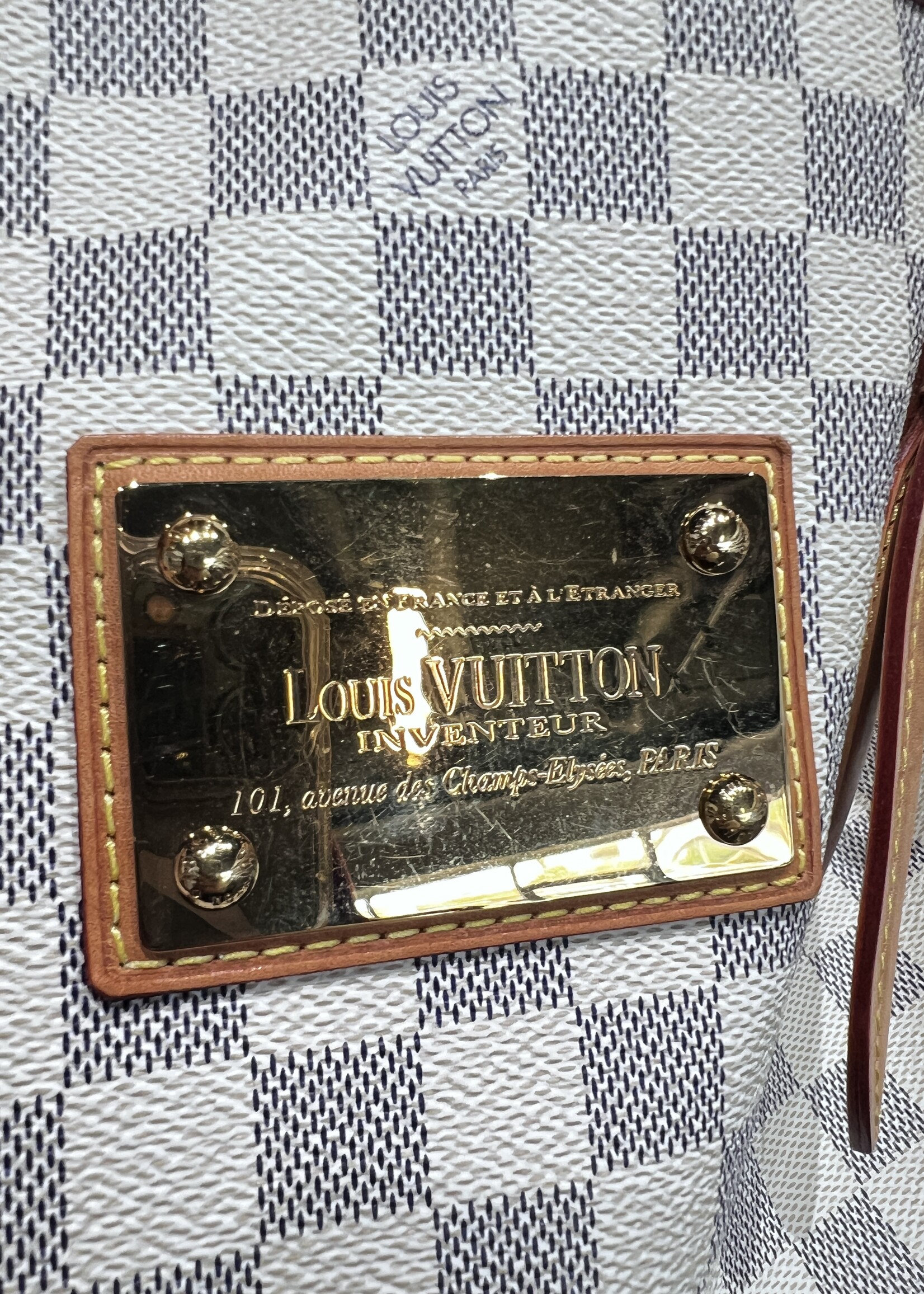 Louis Vuitton SOLD - Louis Vuitton Hampstead MM Damier Azur