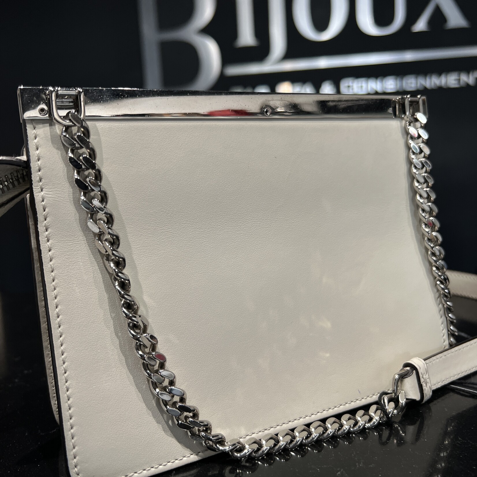 Fendi Fendi White Metal Spike
