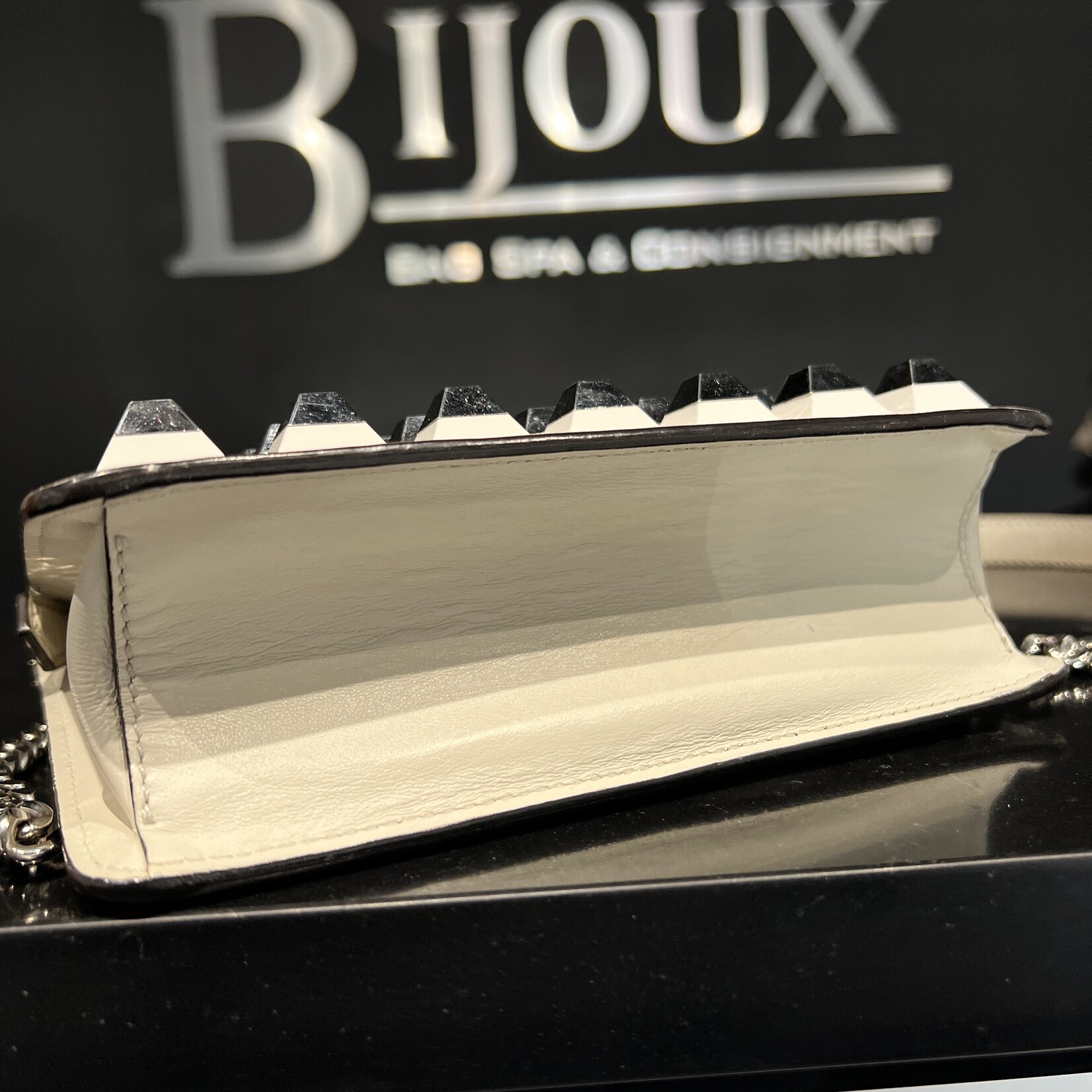 Fendi Fendi White Metal Spike