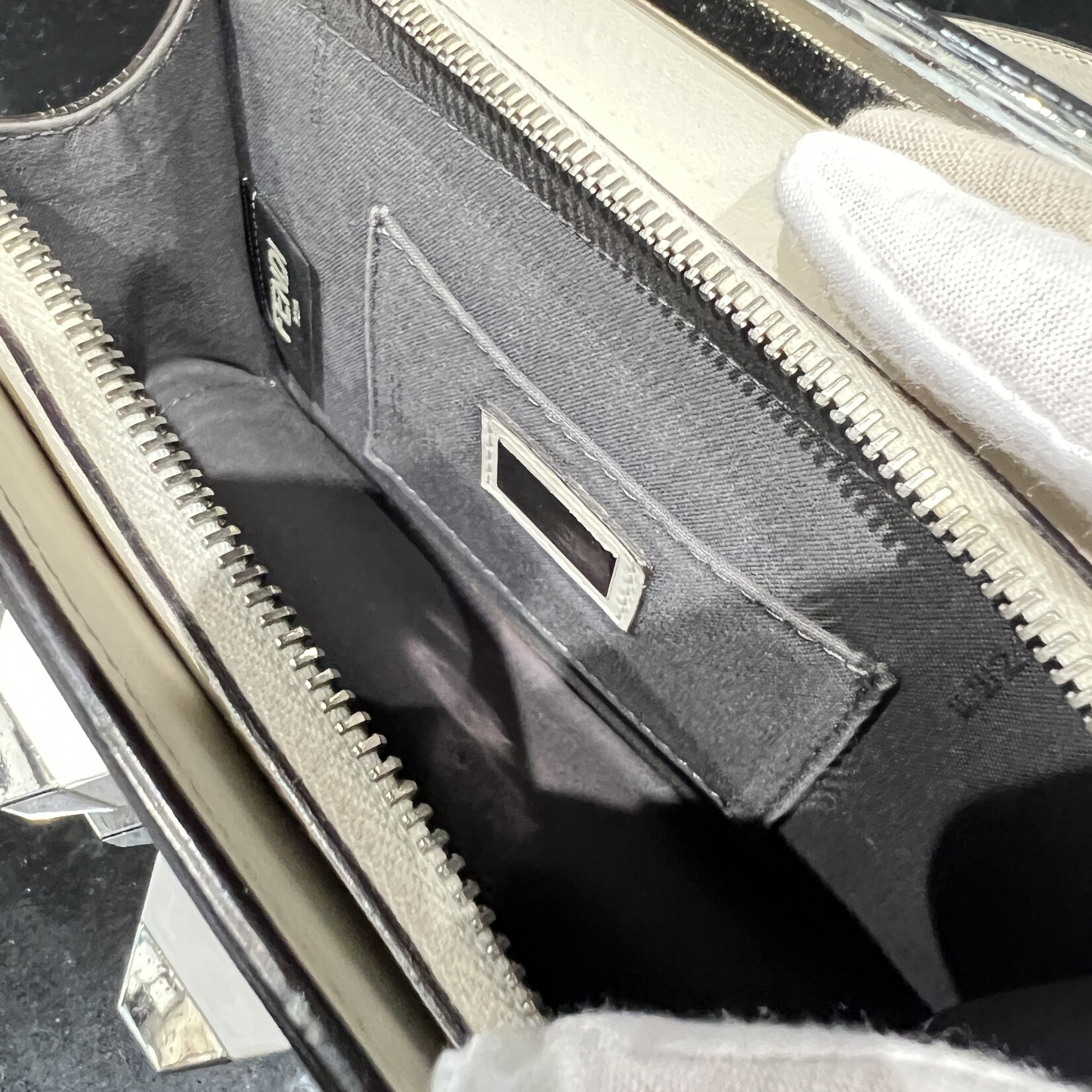 Fendi Fendi White Metal Spike