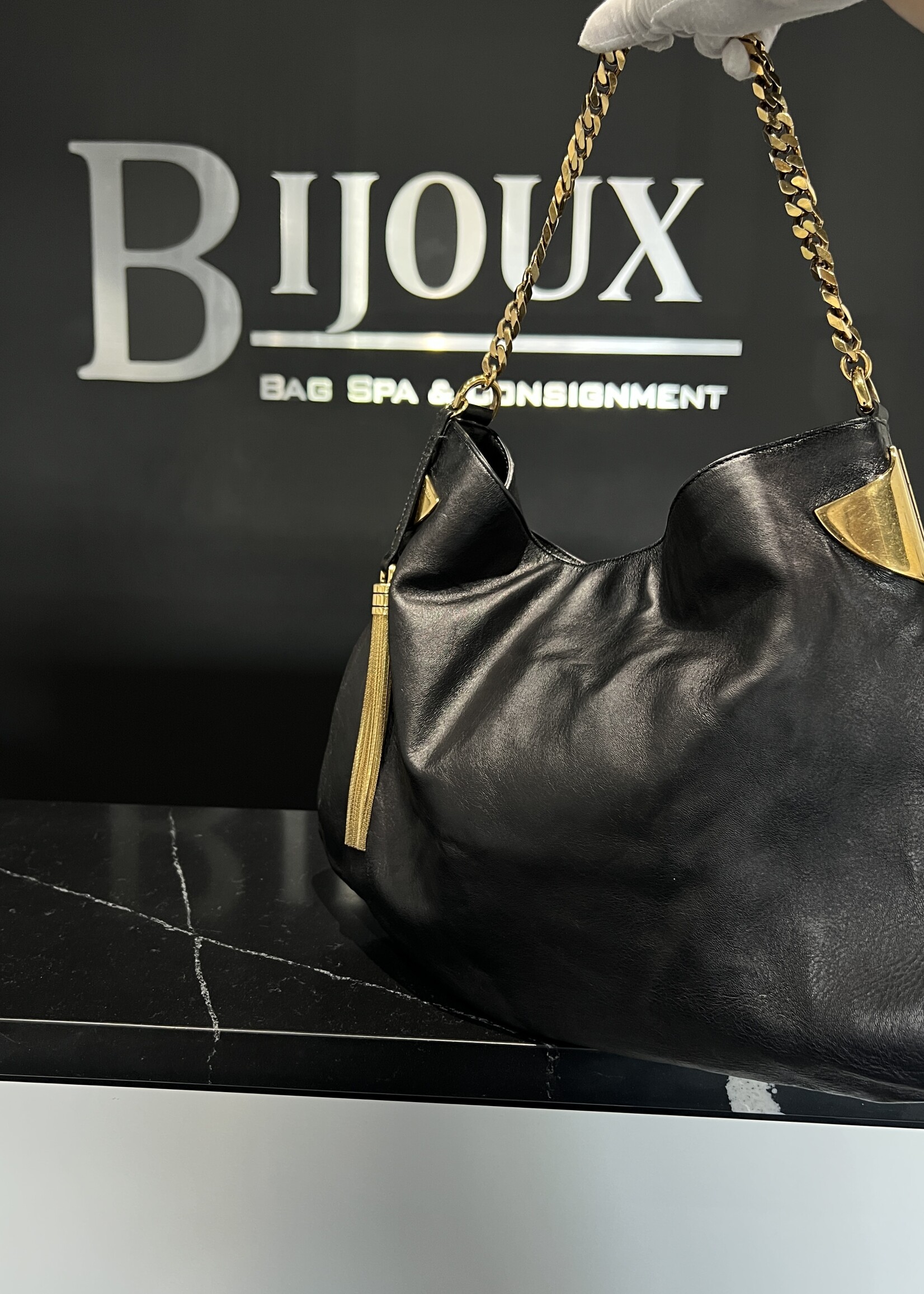 Gucci Gucci 1970 Hobo Leather Bag