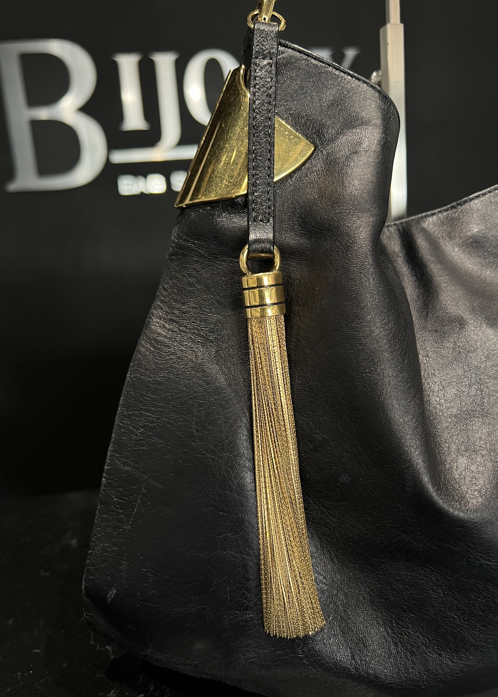 Gucci Gucci 1970 Hobo Leather Bag