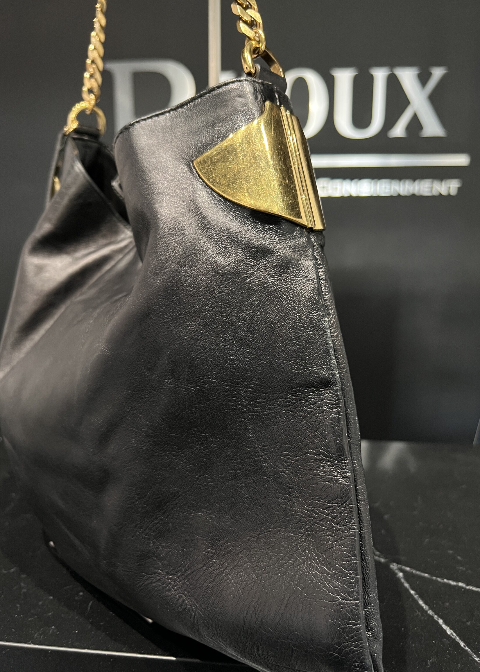 Gucci Gucci 1970 Hobo Leather Bag