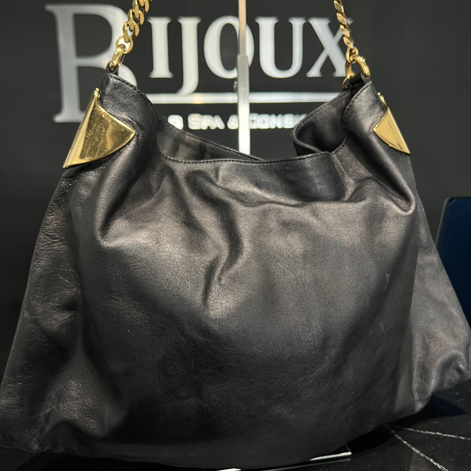 Gucci Gucci 1970 Hobo Leather Bag