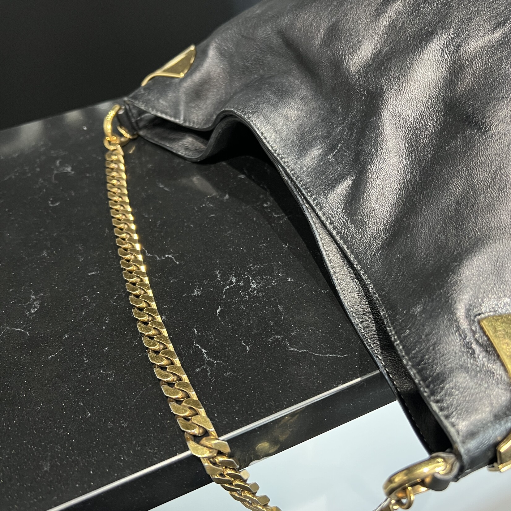 Gucci Gucci 1970 Hobo Leather Bag