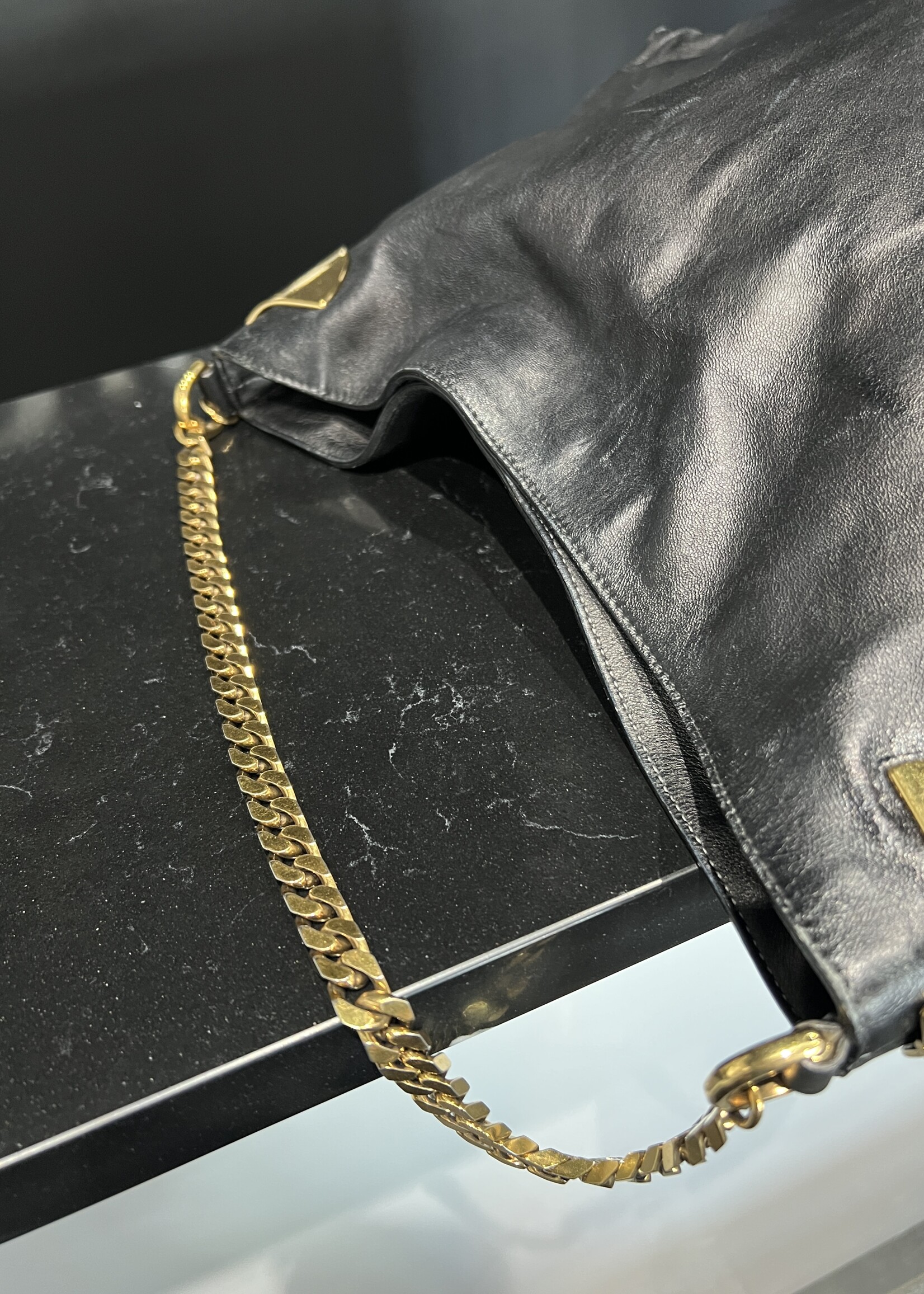 Gucci Gucci 1970 Hobo Leather Bag