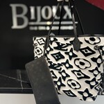 Louis Vuitton Louis Vuitton Neverfull Fischer MM Black & White