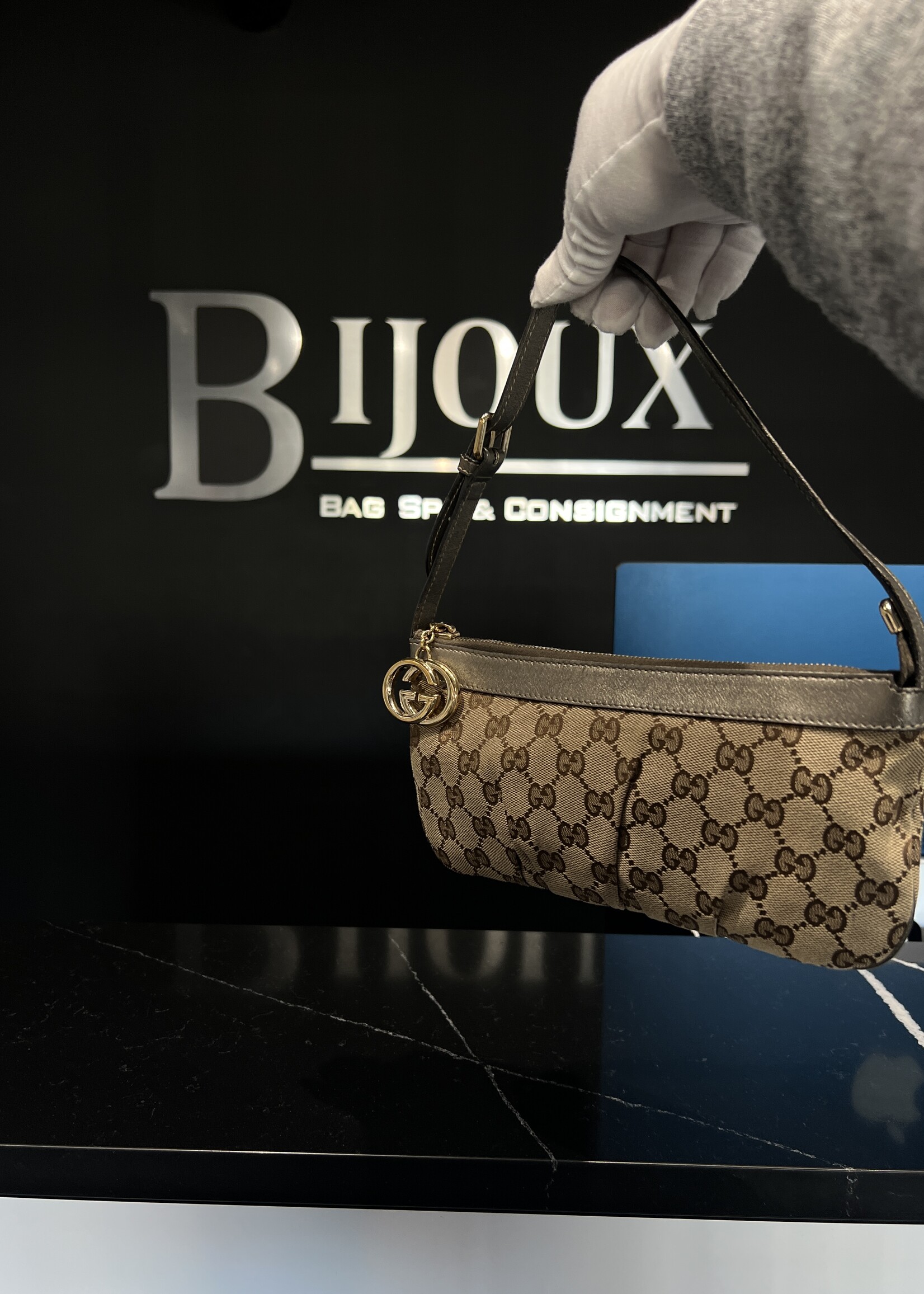 Gucci SOLD - Gucci GG Monogram Shoulder Bag