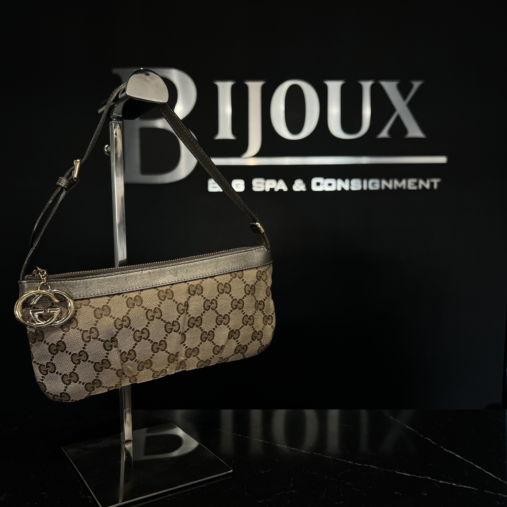 Gucci SOLD - Gucci GG Monogram Shoulder Bag