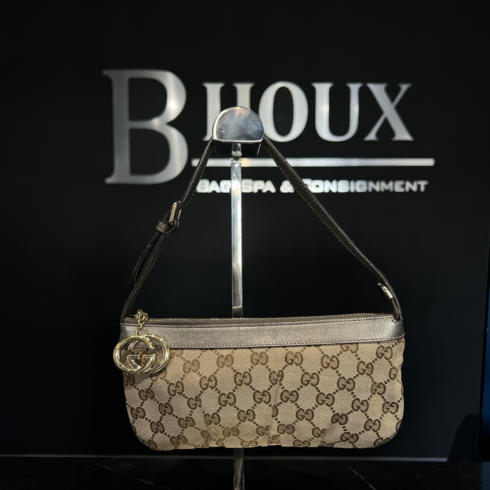 Gucci SOLD - Gucci GG Monogram Shoulder Bag