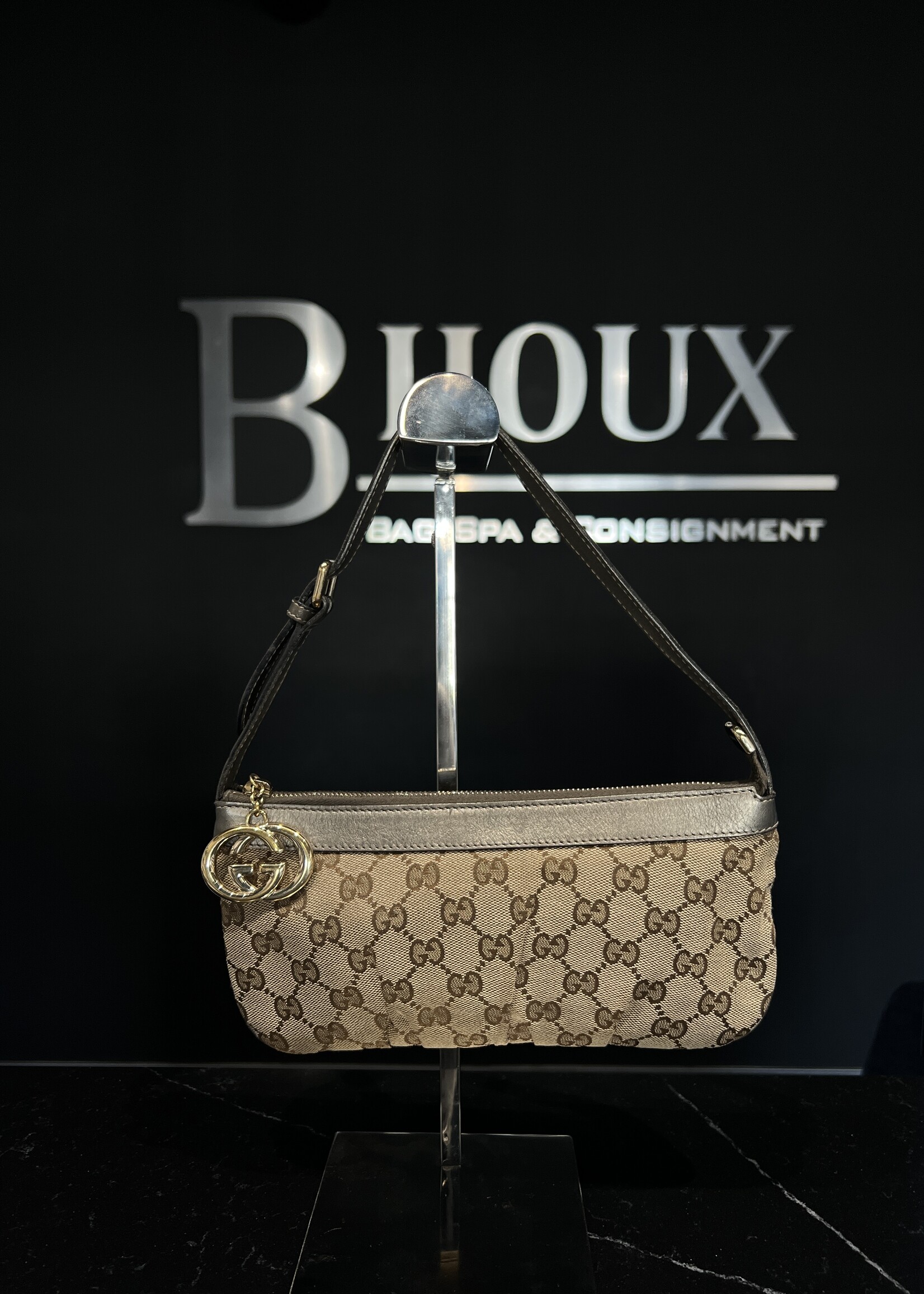 Gucci SOLD - Gucci GG Monogram Shoulder Bag