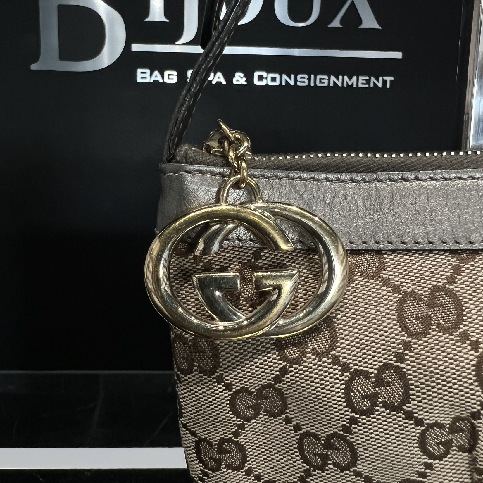 Gucci SOLD - Gucci GG Monogram Shoulder Bag