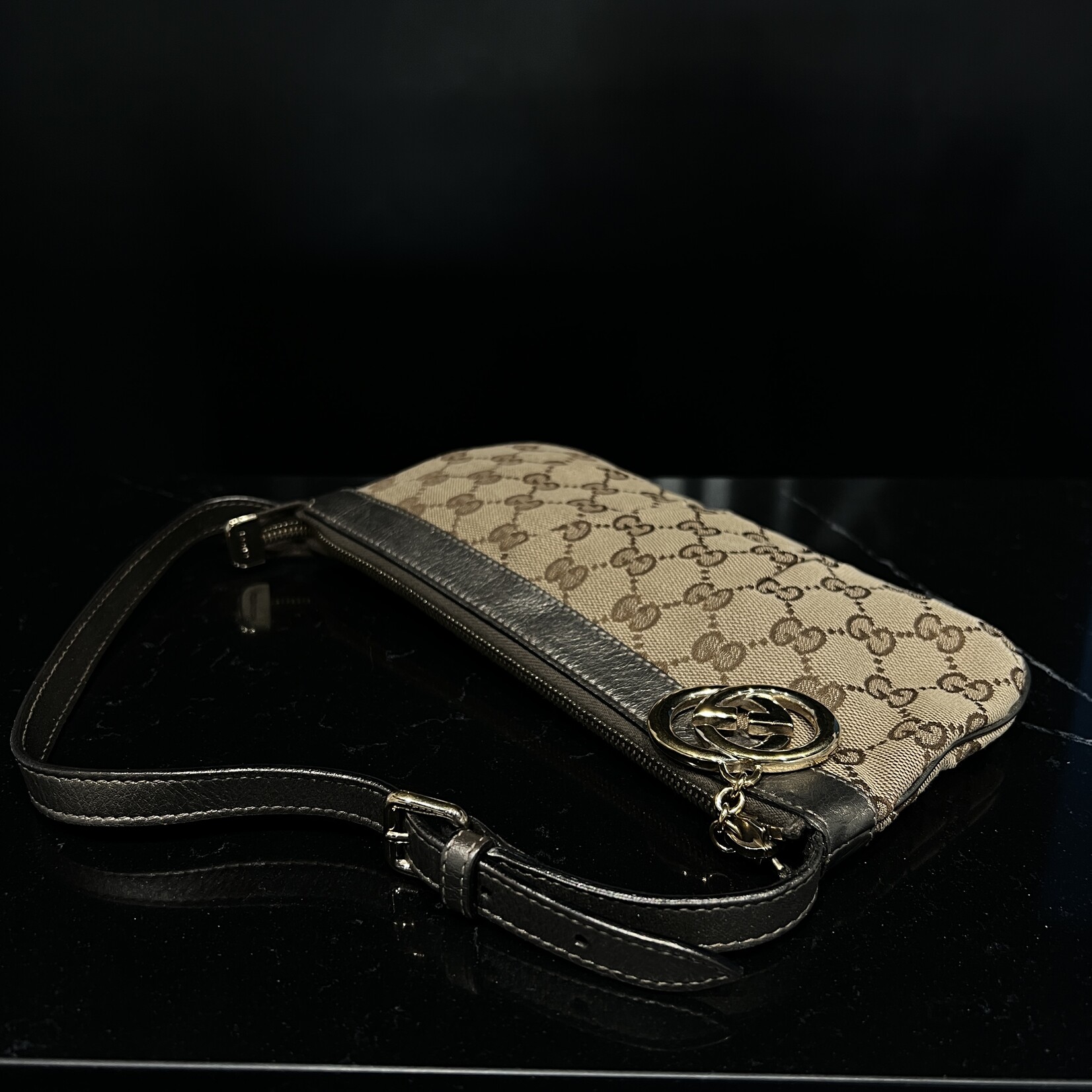 Gucci SOLD - Gucci GG Monogram Shoulder Bag