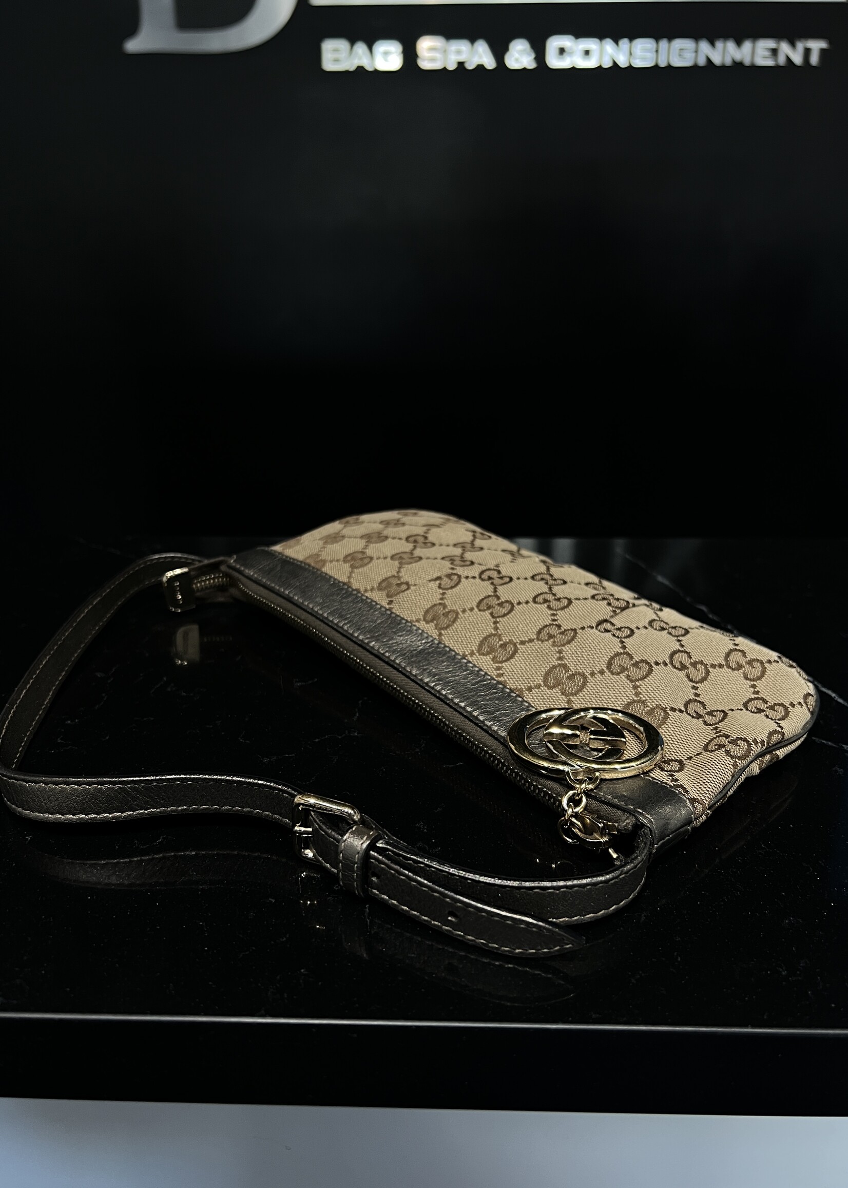 Gucci SOLD - Gucci GG Monogram Shoulder Bag
