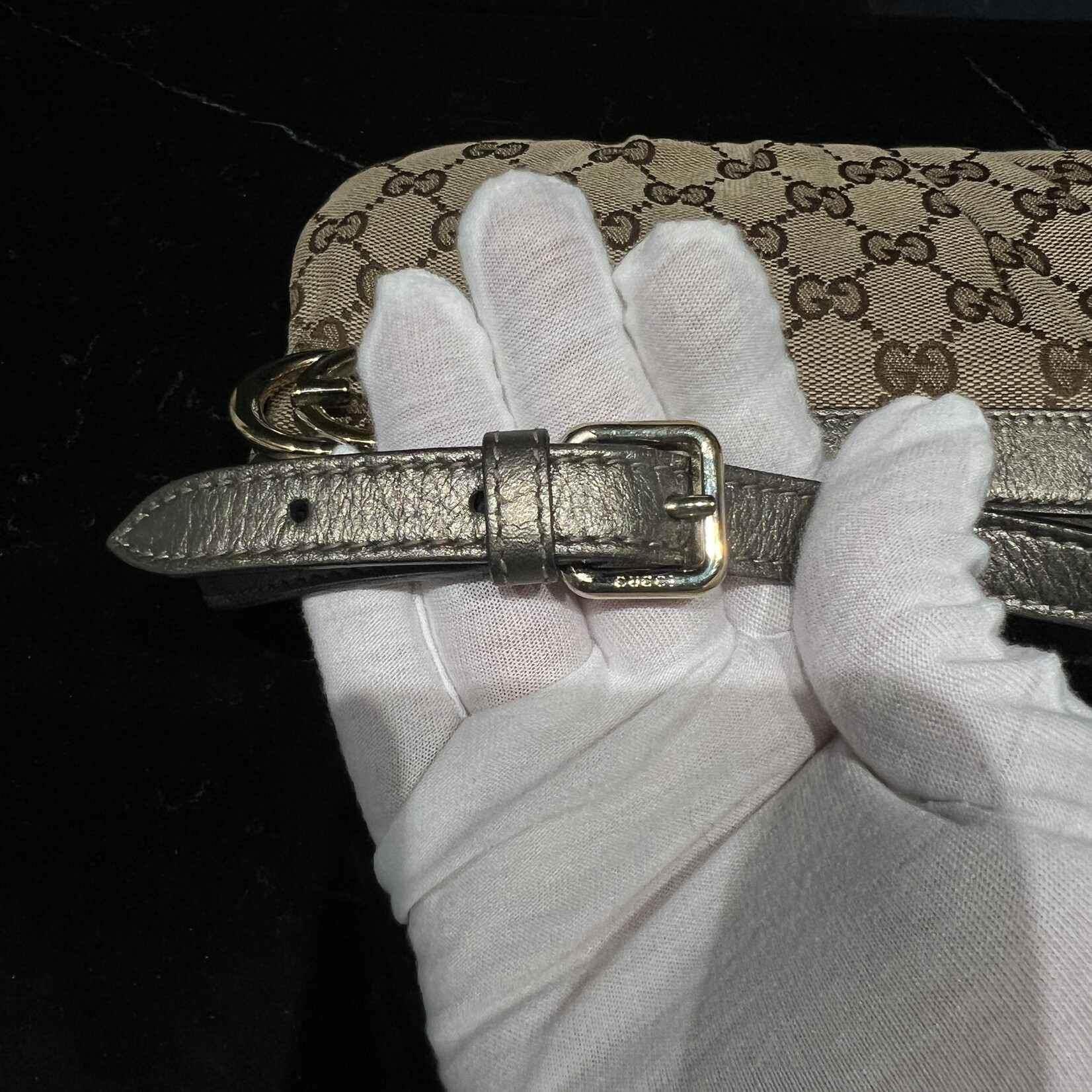 Gucci SOLD - Gucci GG Monogram Shoulder Bag