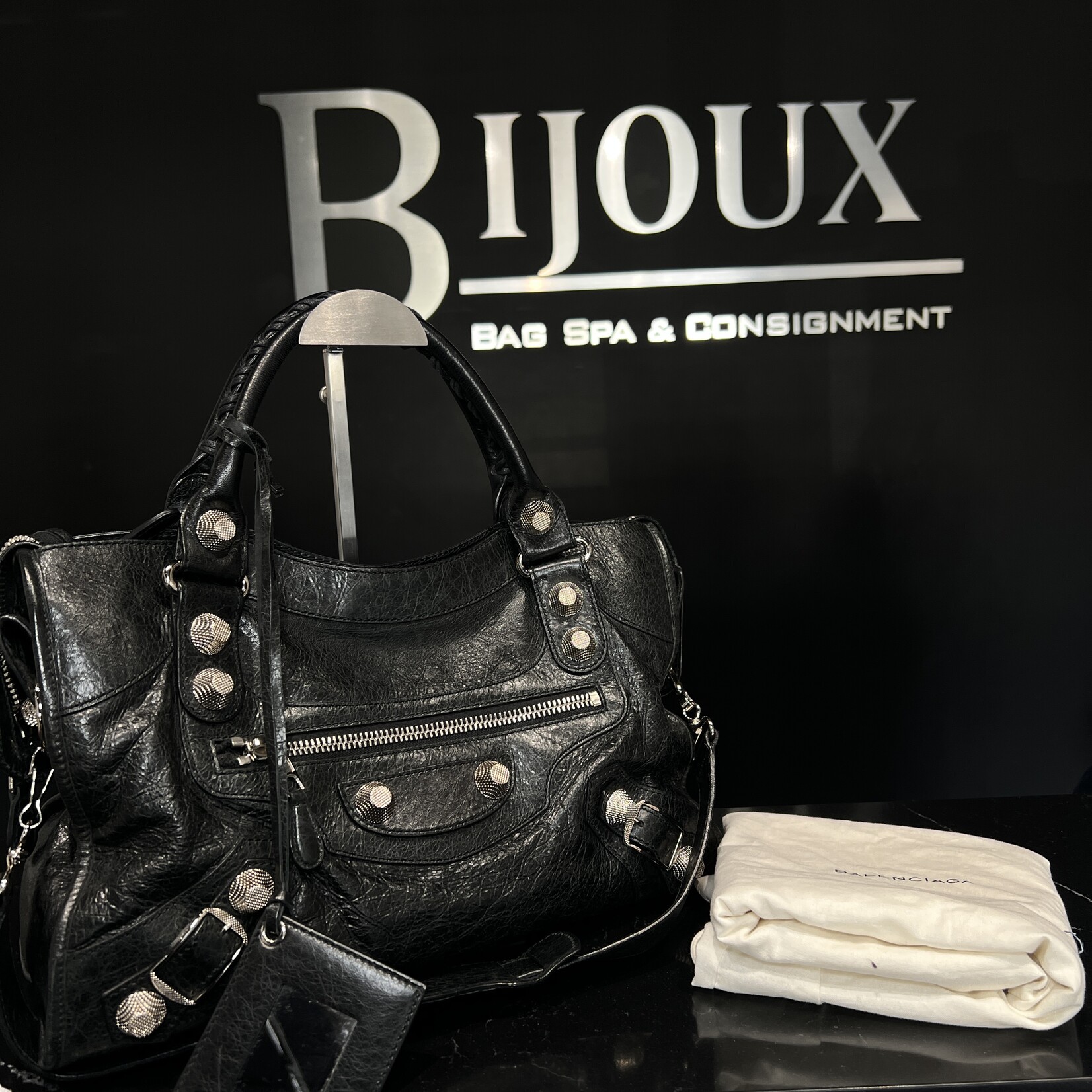 Balenciaga SOLD - Balenciaga Giant City 21 Black