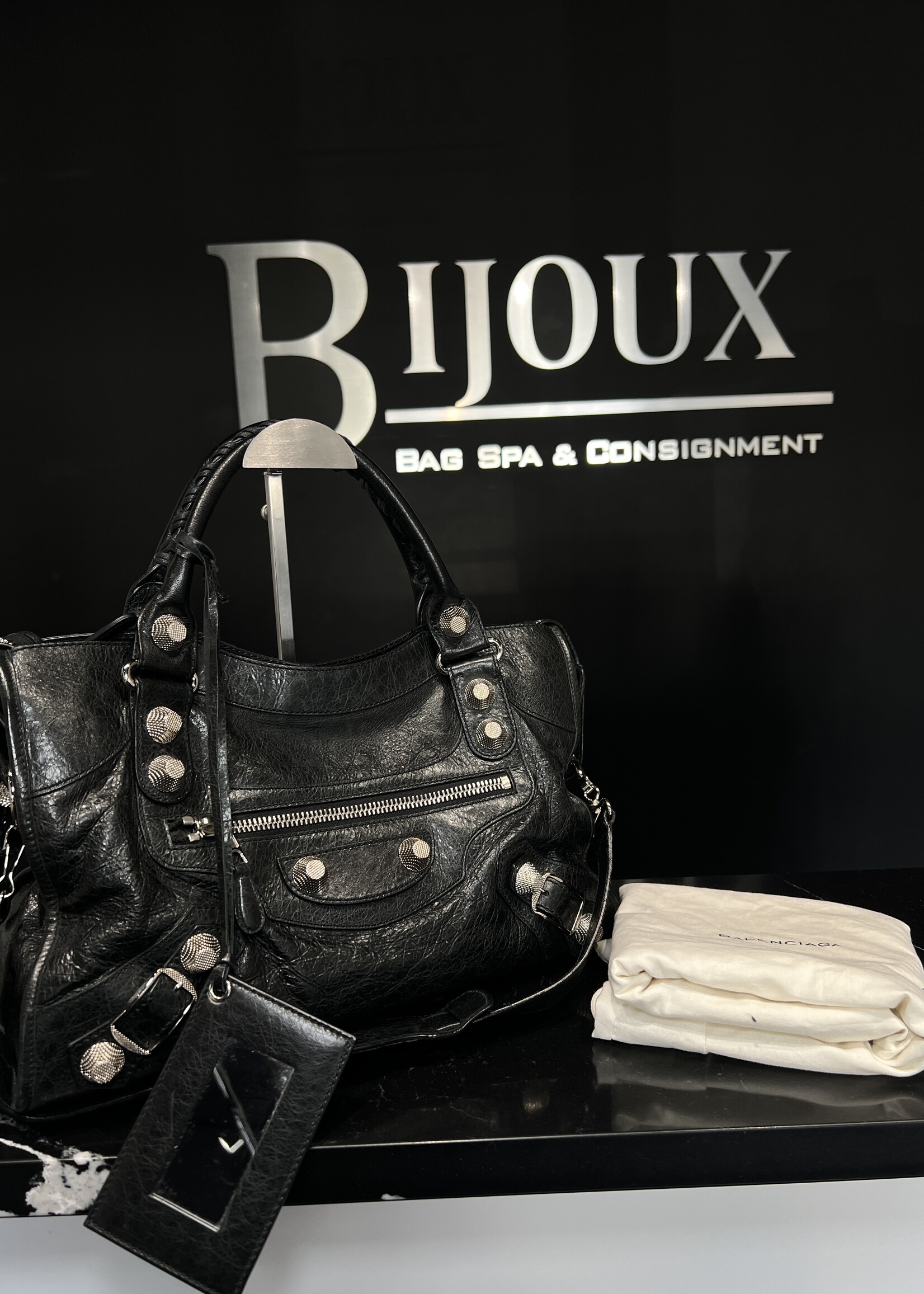 Balenciaga SOLD - Balenciaga Giant City 21 Black