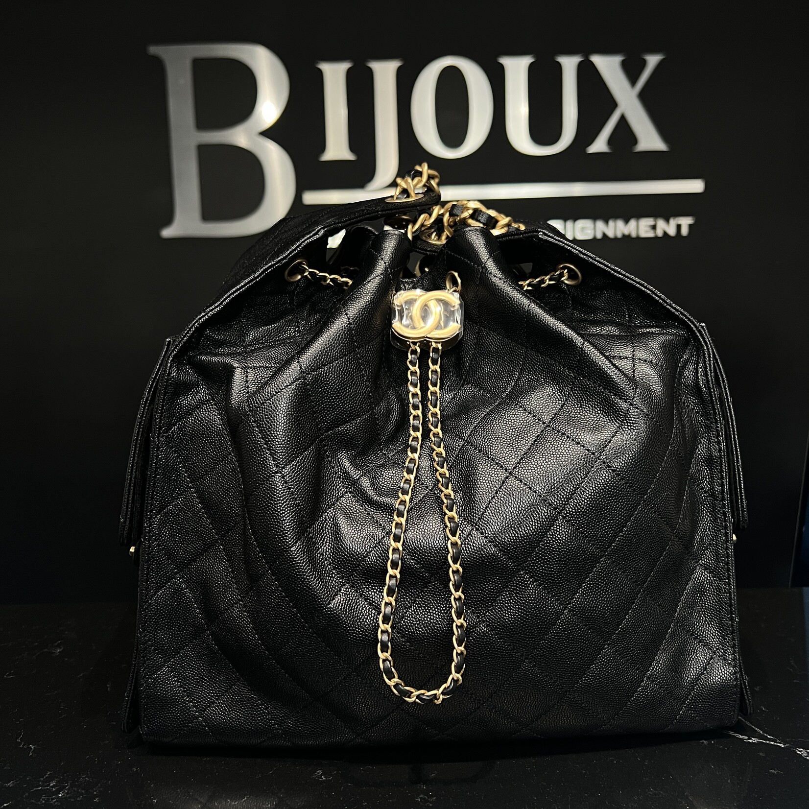 Chanel Chanel 25 Black GHW