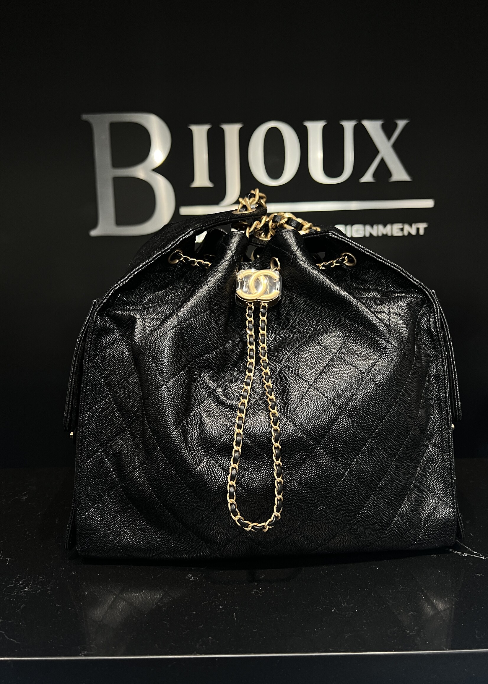 Chanel Chanel 25 Black GHW