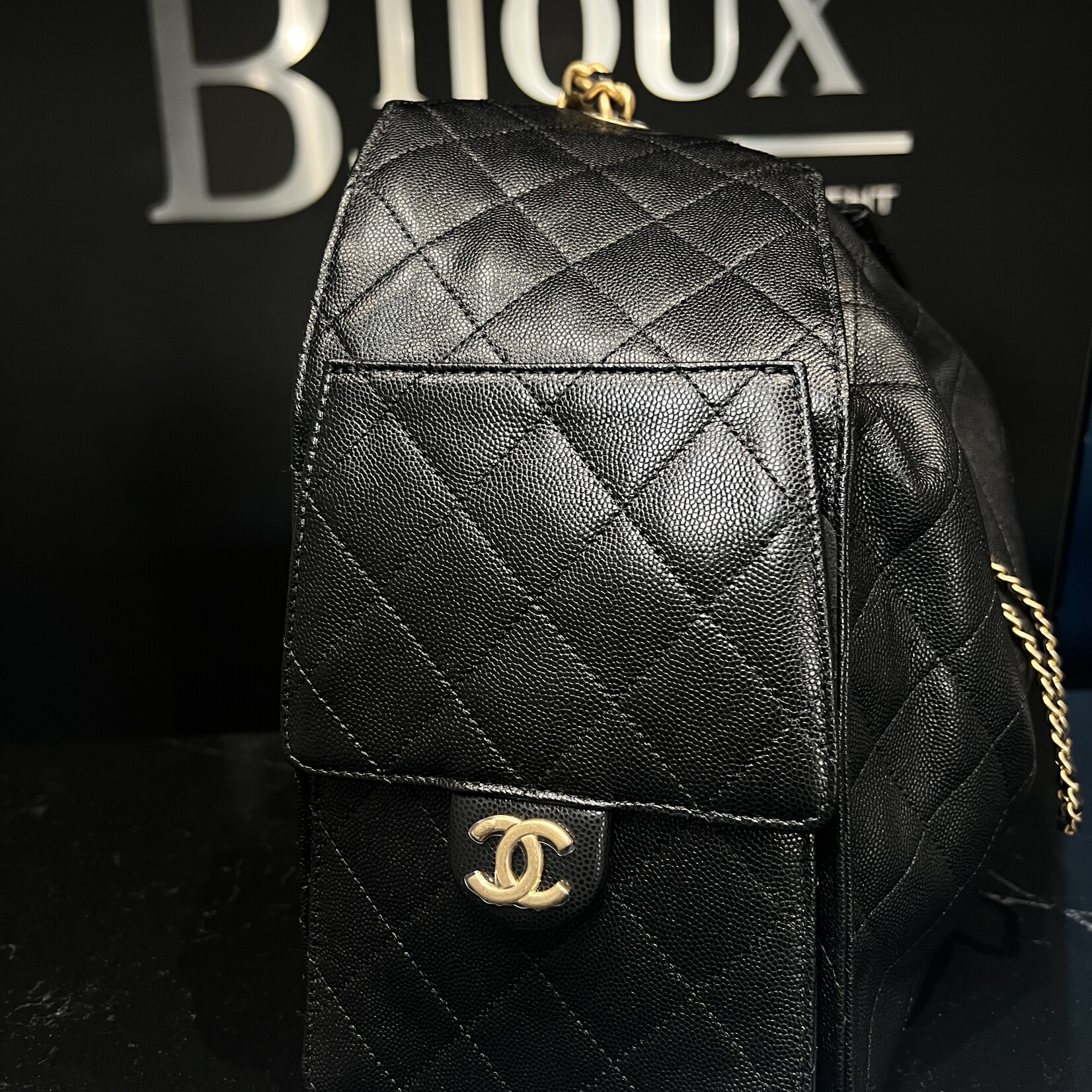 Chanel Chanel 25 Black GHW