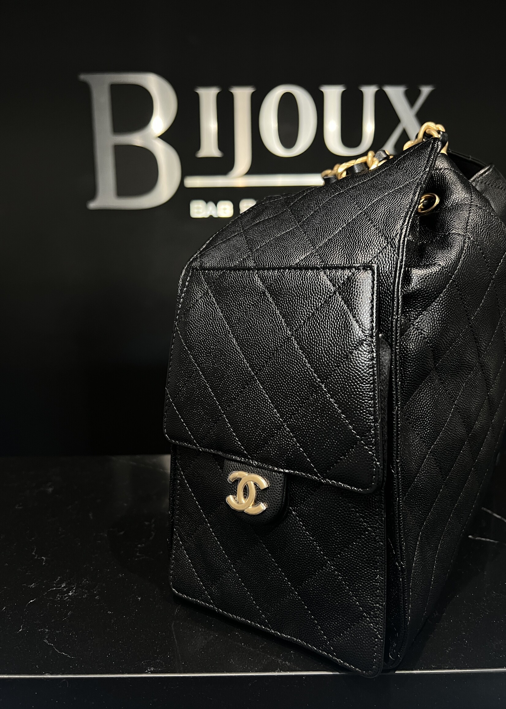Chanel Chanel 25 Black GHW