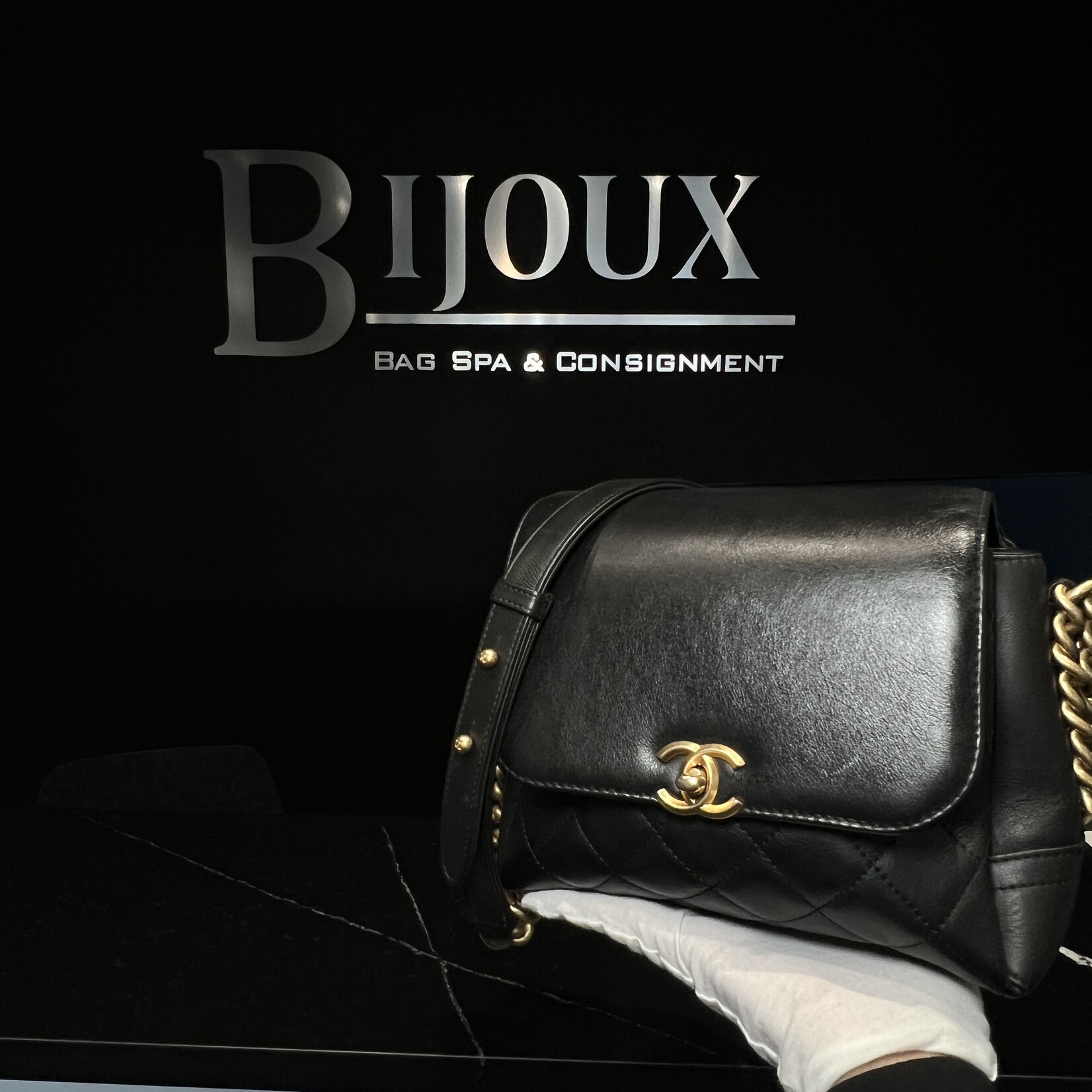 Chanel SOLD- Chanel Quilted Side Chain