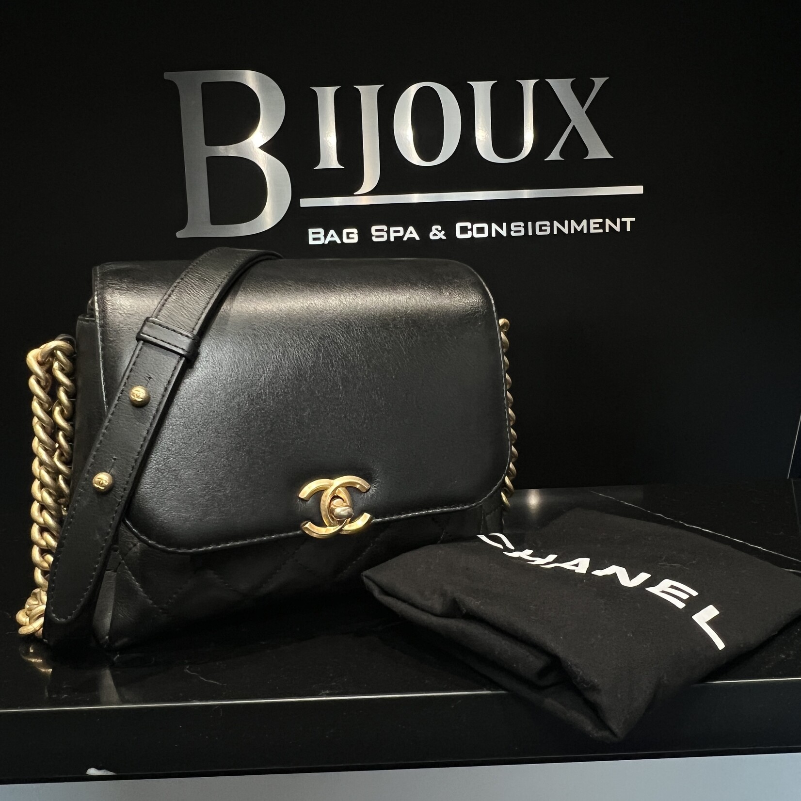 Chanel SOLD- Chanel Quilted Side Chain