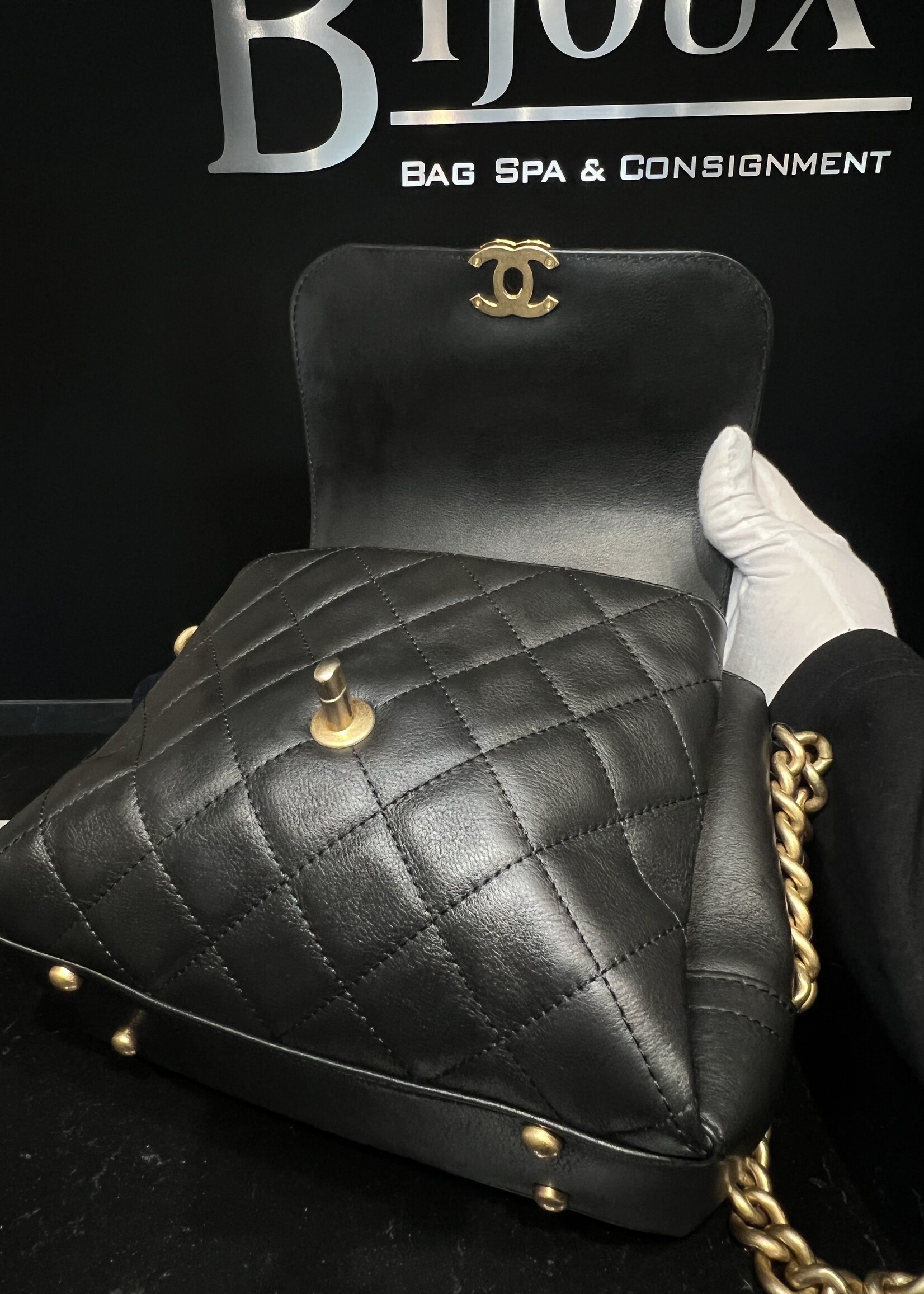 Chanel SOLD- Chanel Quilted Side Chain