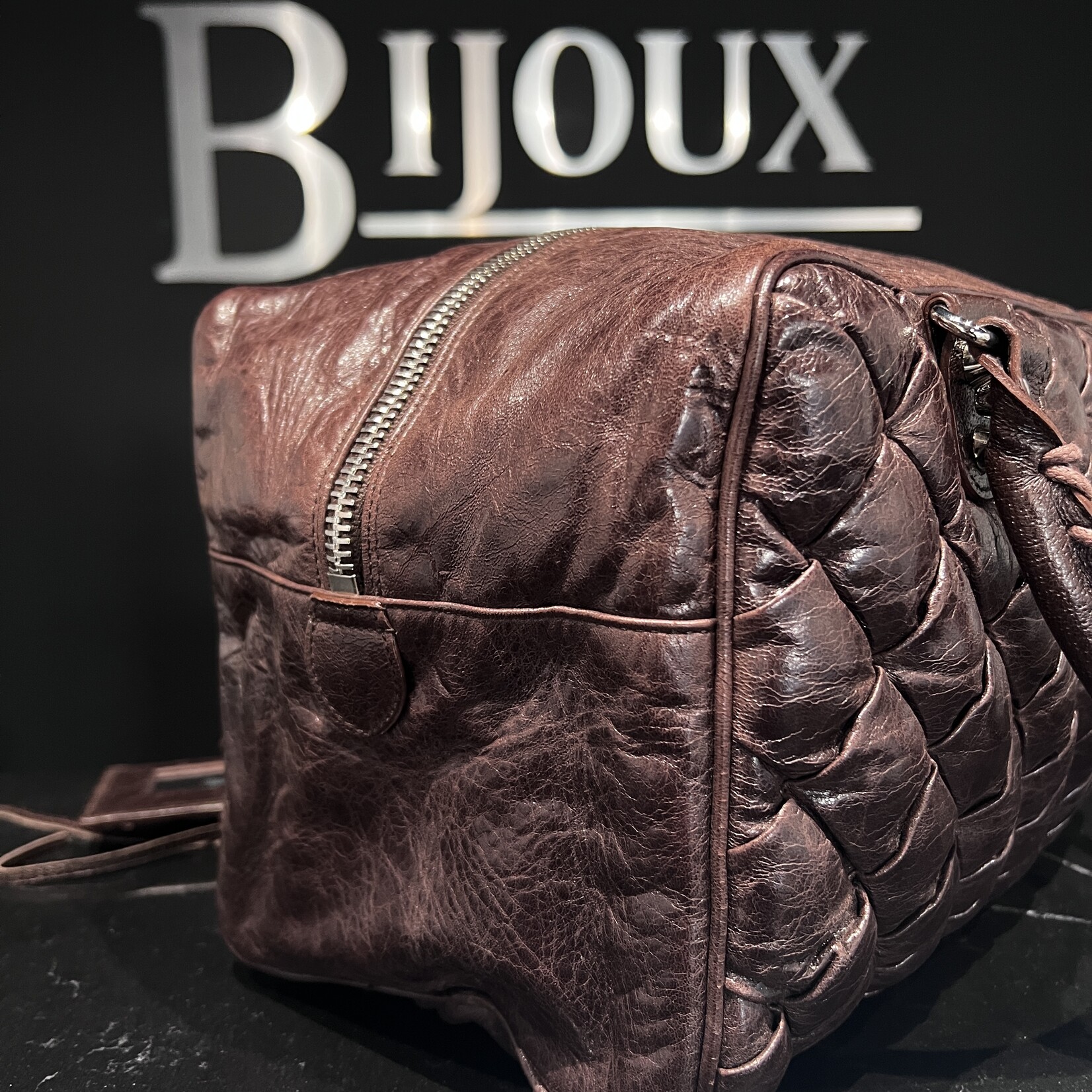 Balenciaga SOLD - Balenciaga Truffle Chevre Quitled Bag