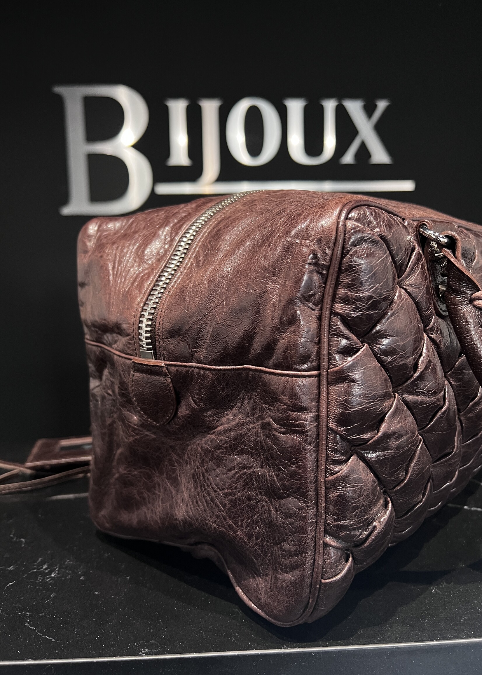 Balenciaga SOLD - Balenciaga Truffle Chevre Quitled Bag