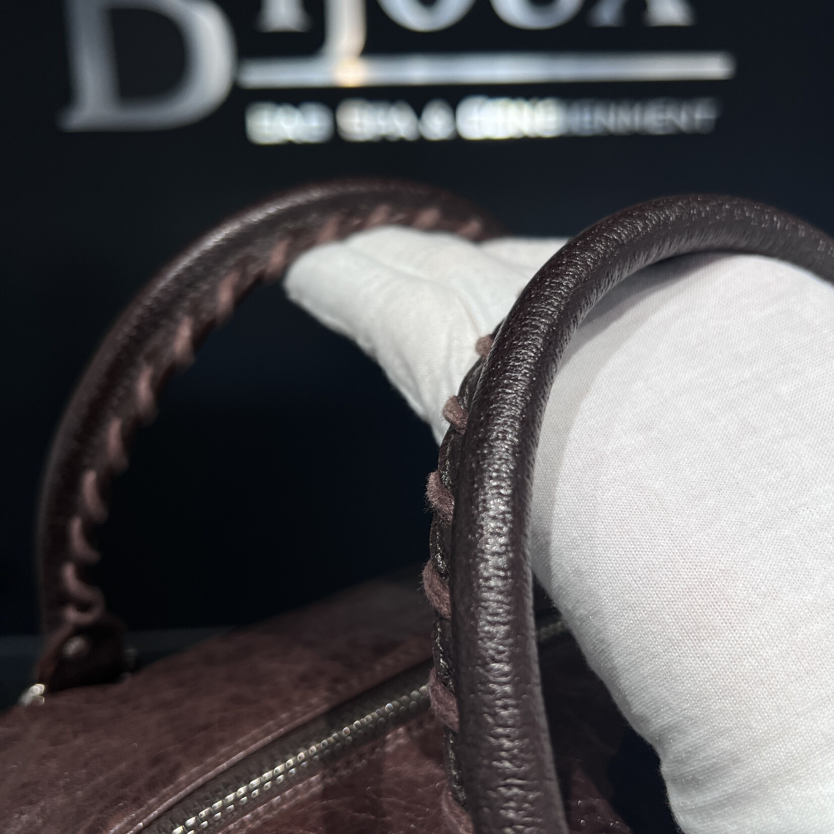 Balenciaga SOLD - Balenciaga Truffle Chevre Quitled Bag