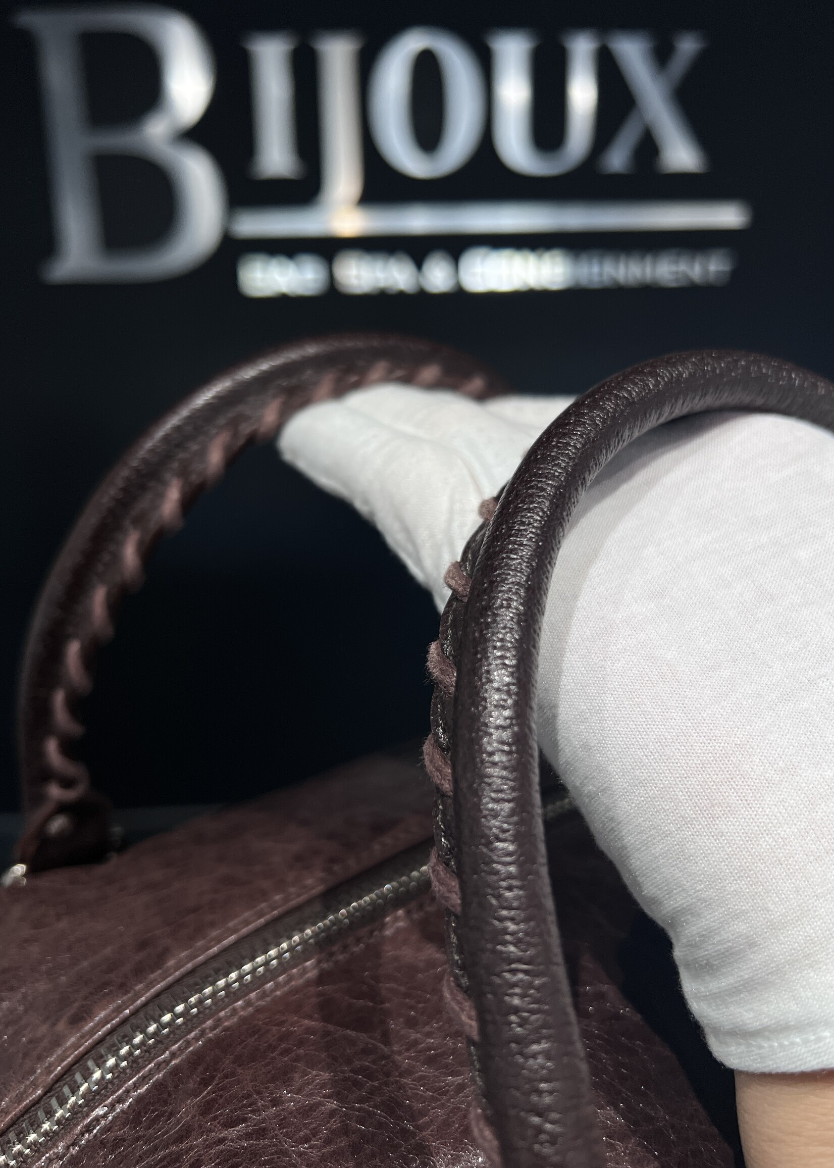 Balenciaga SOLD - Balenciaga Truffle Chevre Quitled Bag