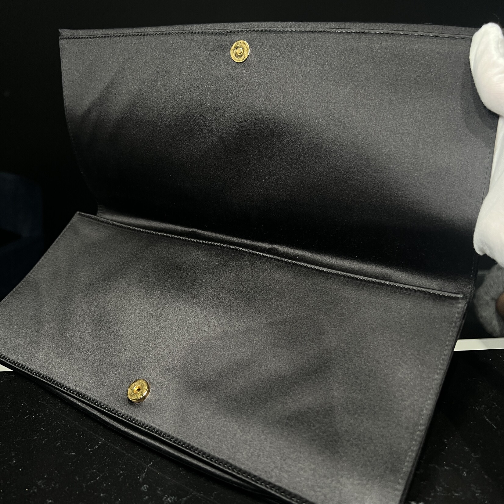 Prada Prada Rosa Satin Clutch