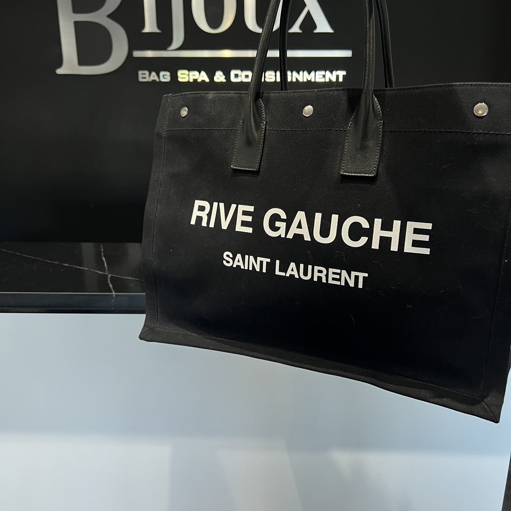 Saint Laurent Saint Laurent Rive Gauche Black Tote