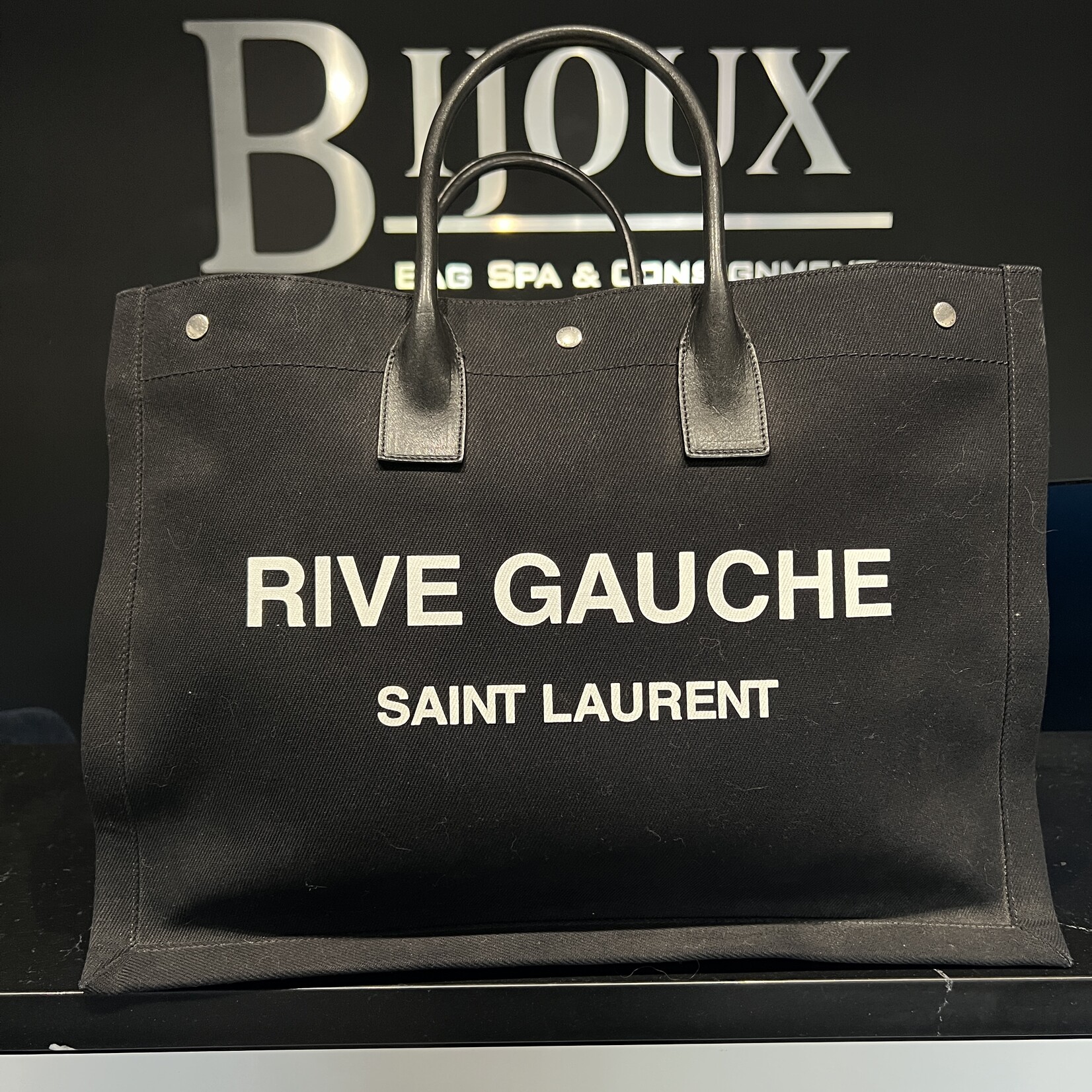 Saint Laurent Saint Laurent Rive Gauche Black Tote
