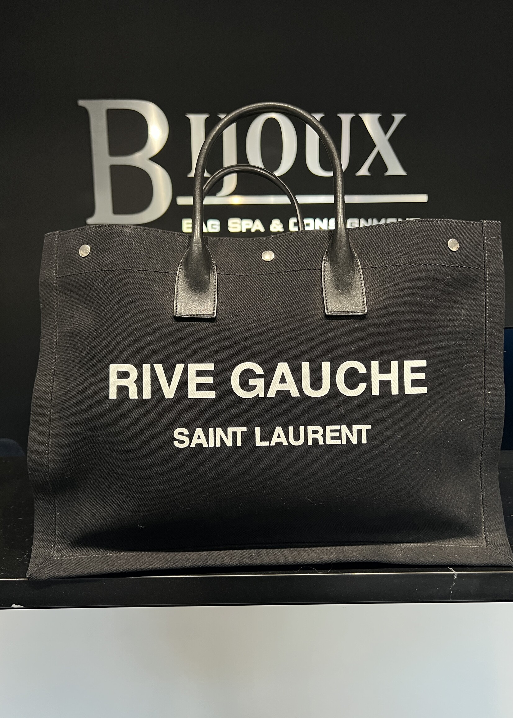 Saint Laurent Saint Laurent Rive Gauche Black Tote