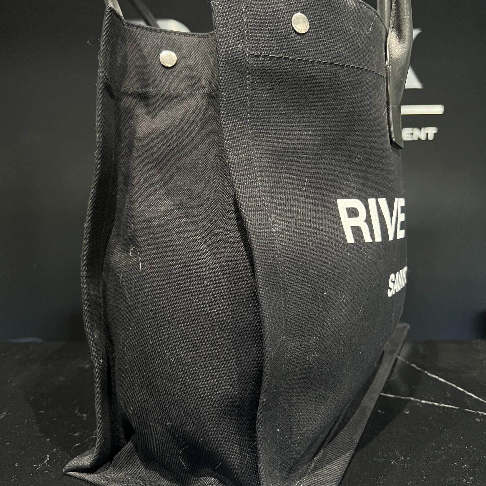 Saint Laurent Saint Laurent Rive Gauche Black Tote