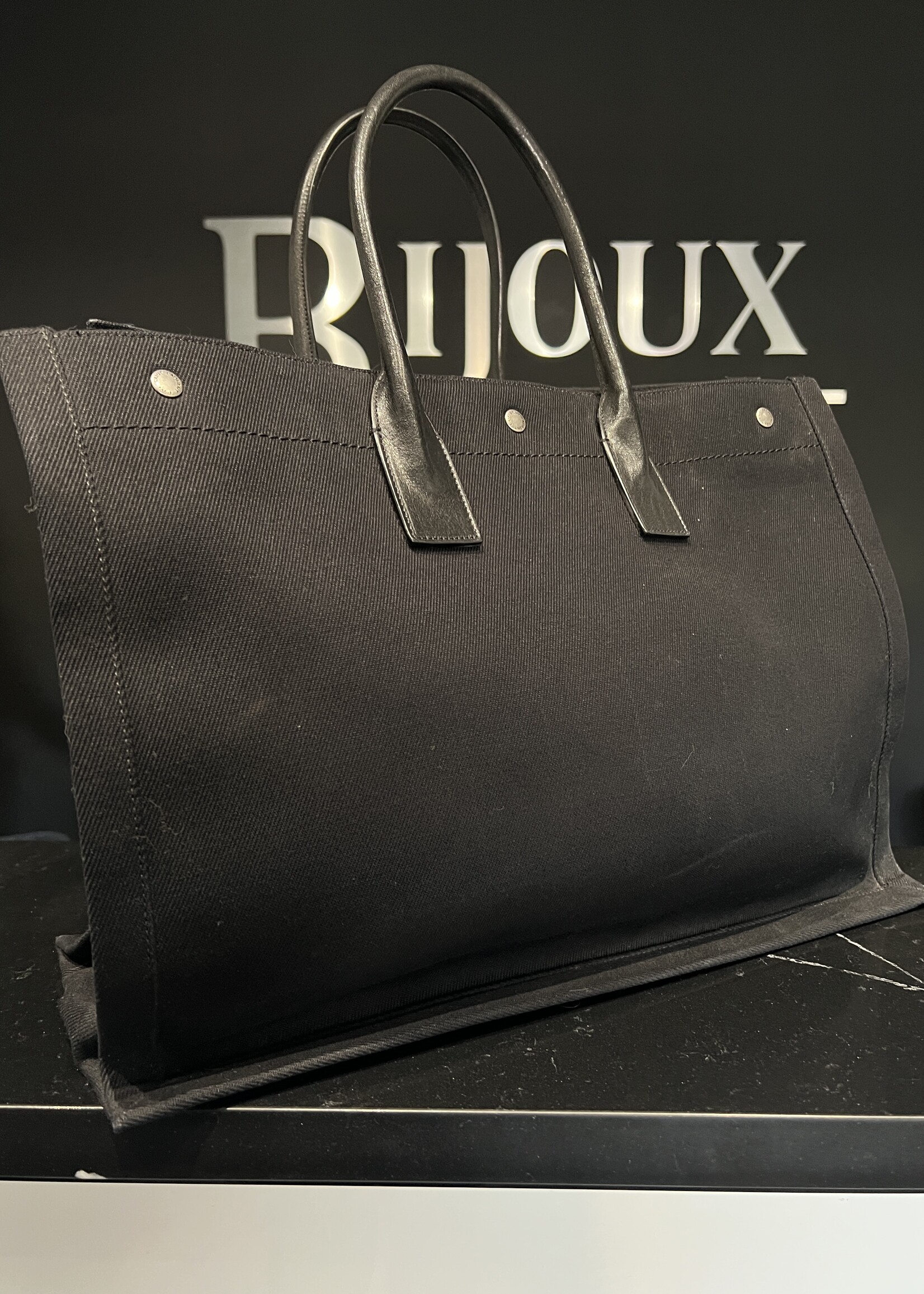 Saint Laurent Saint Laurent Rive Gauche Black Tote