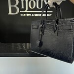 Saint Laurent Saint Laurent Croc Embossed Sac De Jour Small