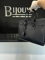 Saint Laurent Saint Laurent Croc Embossed Sac De Jour Small