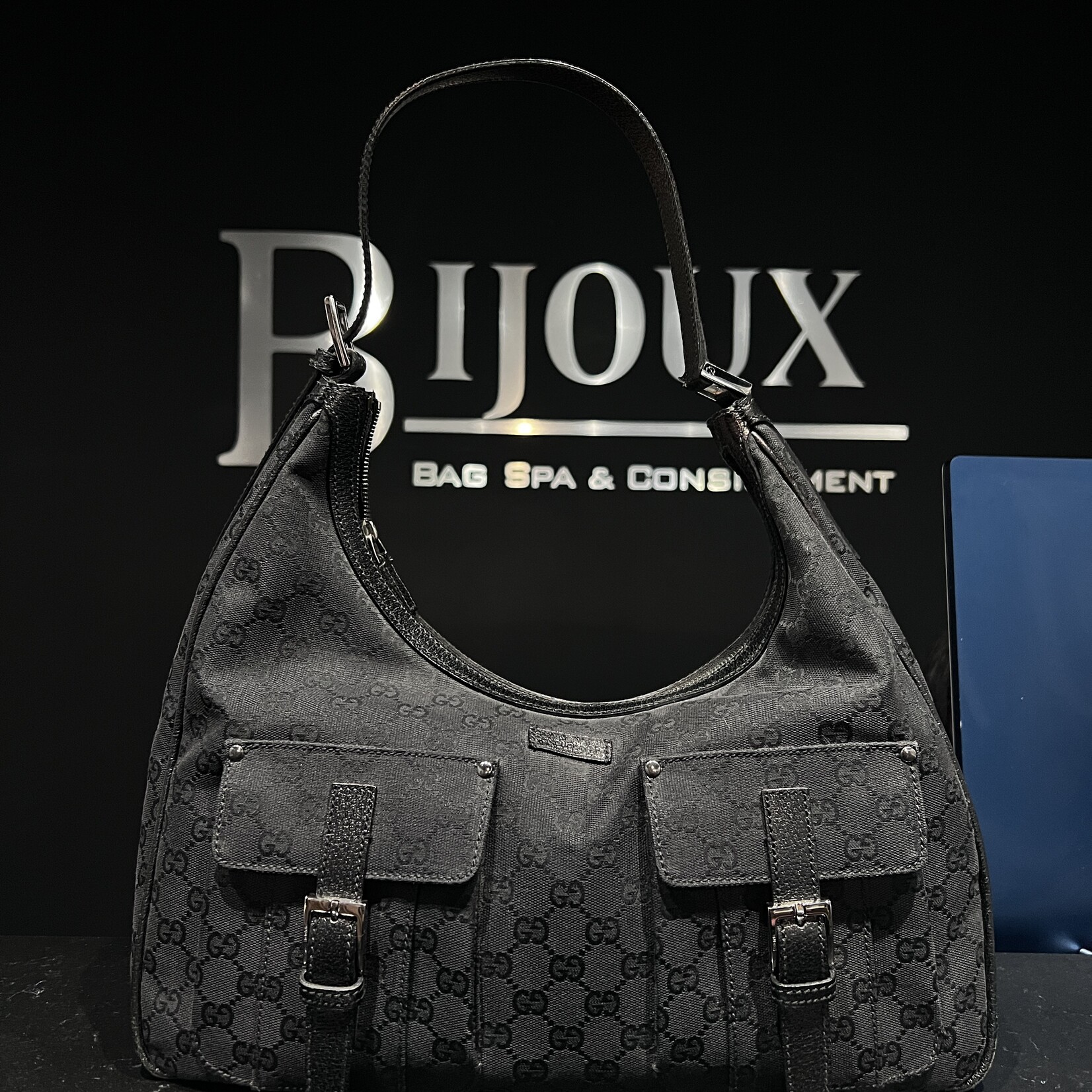 Gucci SOLD - Gucci Double Pocket Shoulder Bag