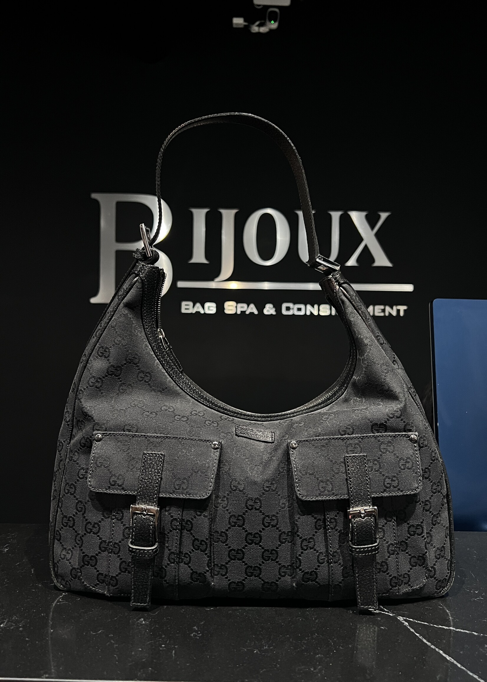 Gucci SOLD - Gucci Double Pocket Shoulder Bag