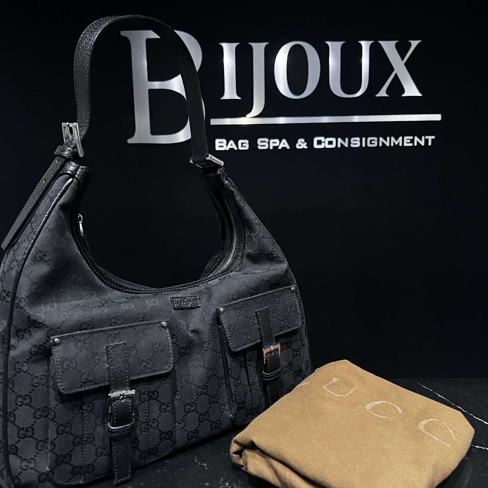 Gucci SOLD - Gucci Double Pocket Shoulder Bag