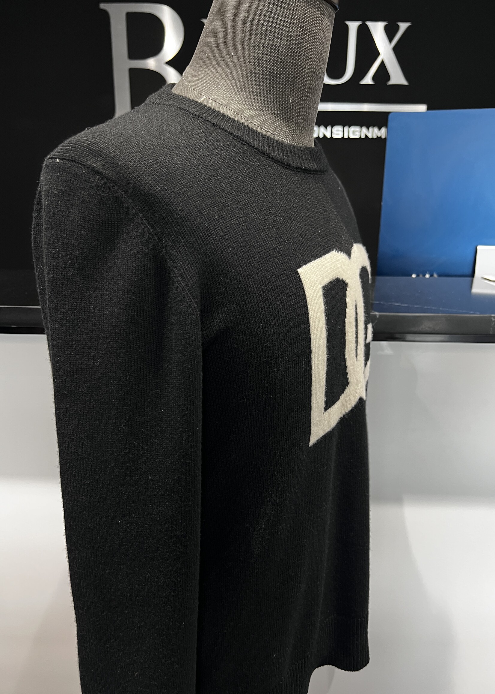 Dolce & Gabbana Dolce & Gabbana Black Wool Sweater