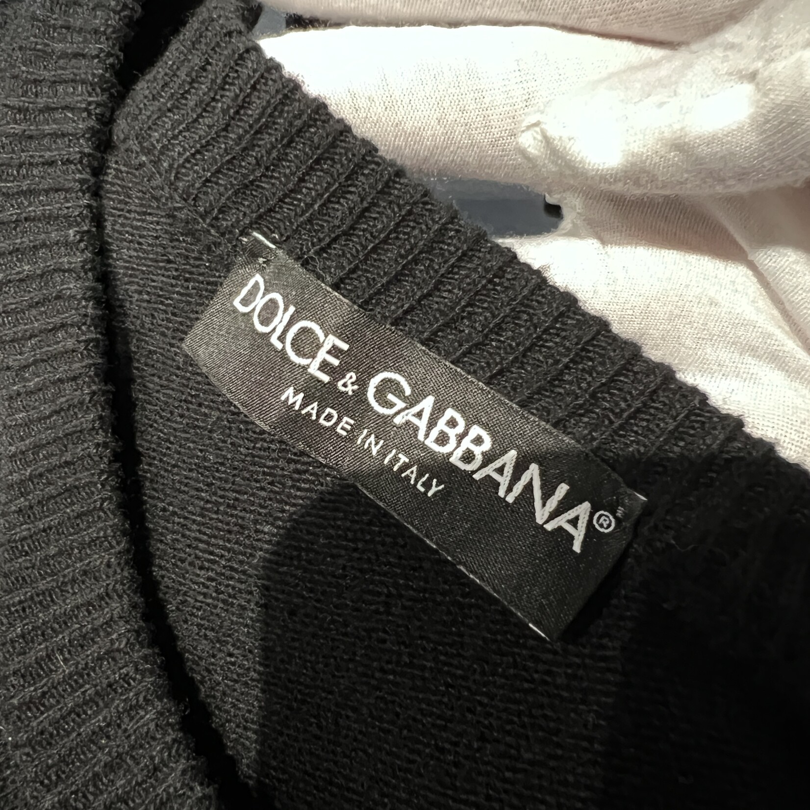 Dolce & Gabbana Dolce & Gabbana Black Wool Sweater