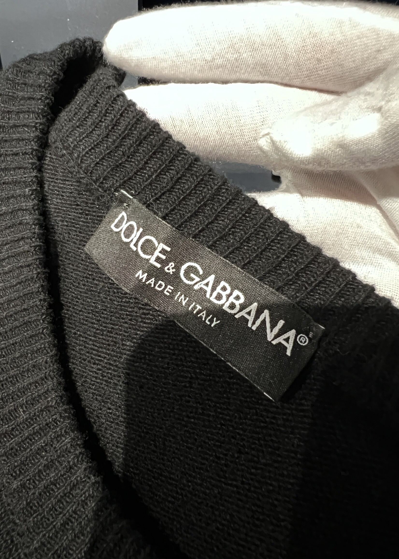 Dolce & Gabbana Dolce & Gabbana Black Wool Sweater
