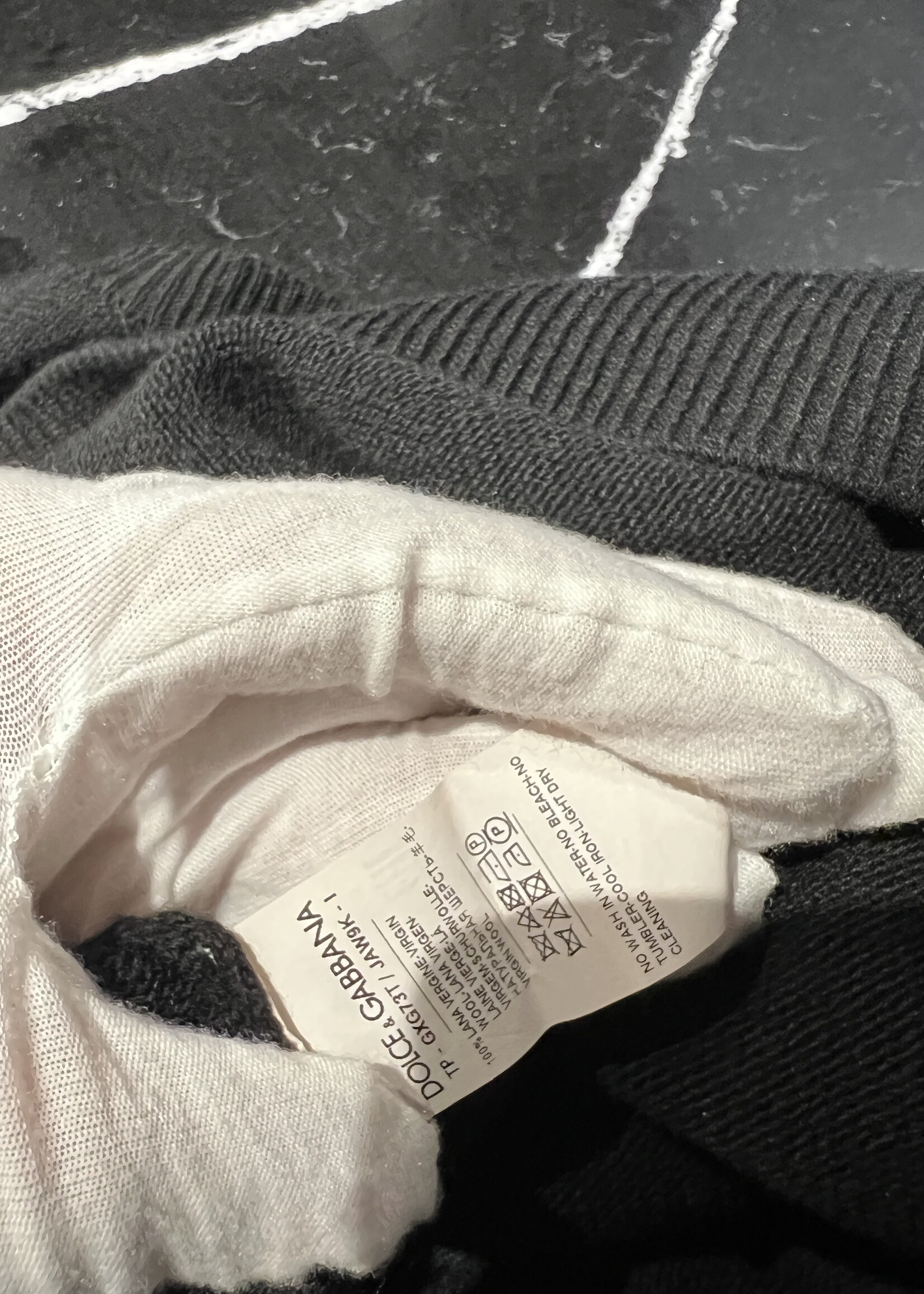 Dolce & Gabbana Dolce & Gabbana Black Wool Sweater