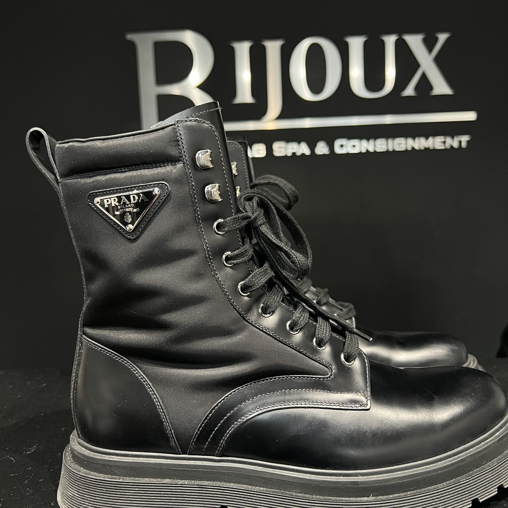 Prada Prada Combat Boots 9.5